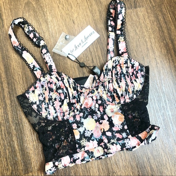 For Love And Lemons Gardenia Long Line Bra - Picture 3 of 7